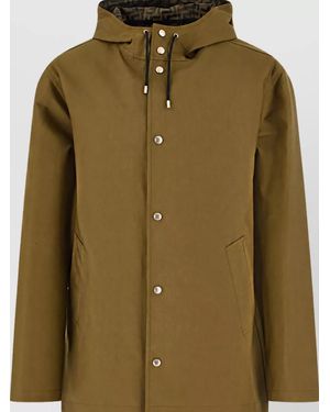 Fendi Hooded Raincoat - Green