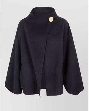 DARKPARK Cashmere Wool Oversized Jacket - Blue