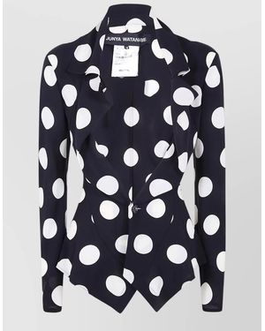 Junya Watanabe Crop Blazer Jacket - Blue