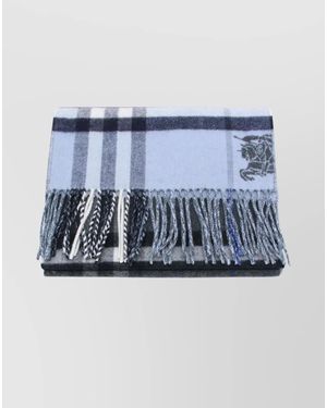 Burberry Cashmere Scarf - Blue