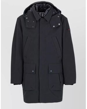Peuterey Padded Hooded Parka - Blue