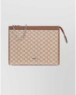 Max Mara Clutch Bag - Natural