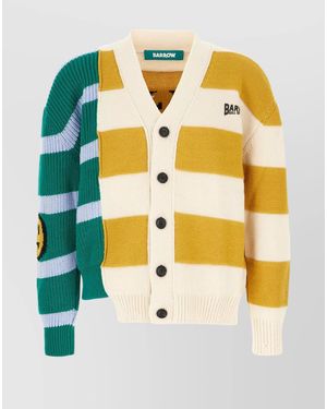 Barrow Wool Blend Cardigan - Yellow