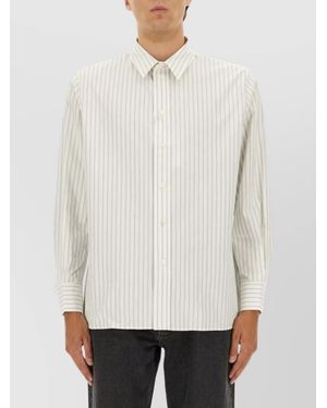 Saint Laurent Striped Shirt - White