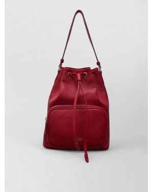 LA ROSE Bucket Bag - Red