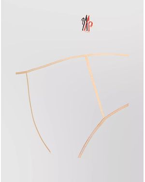 Moncler Active Lifestyle Leggings With Contrast Stitching - White
