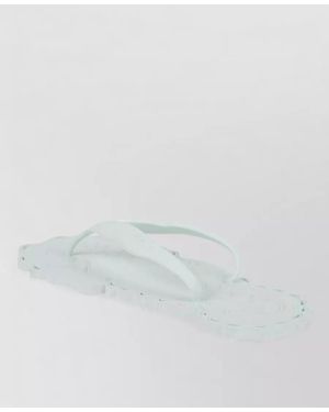Zimmermann Thong Sandals Open Toe Flat Sole - White