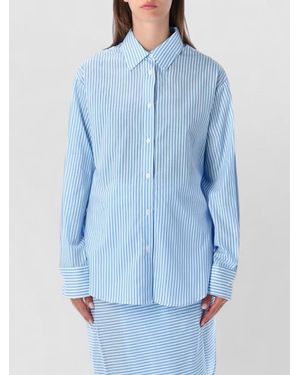 Frankie Shop Cotton Shirt - Blue
