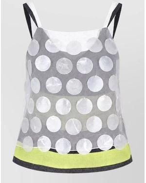 Marni Sleeveless Top - Metallic