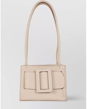 Boyy Soft Tote Bag Buckle Detail - Natural