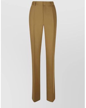 Petar Petrov Strategy Tailored Trousers Straight Leg Design - Natural