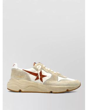 Golden Goose Nylon And Leather Low Top Trainers - Multicolour