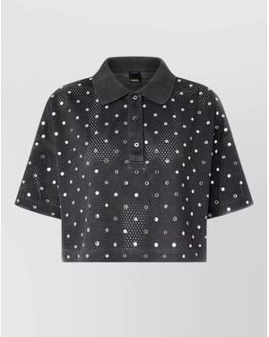 Pinko Polo Top - Black