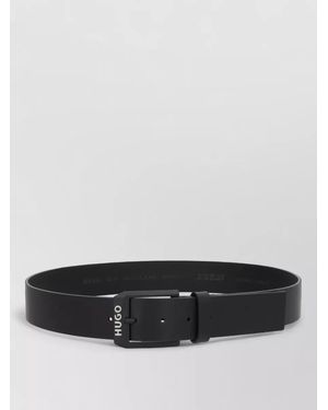 HUGO Leather Belt - Grey