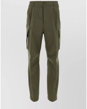 Gucci Cotton Cargo Tapered Trousers - Green
