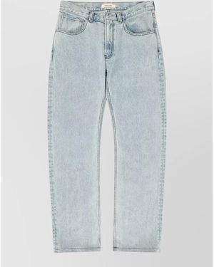 Entire studios Slem Jeans Straight Five Pocket Belt Loops - Blue