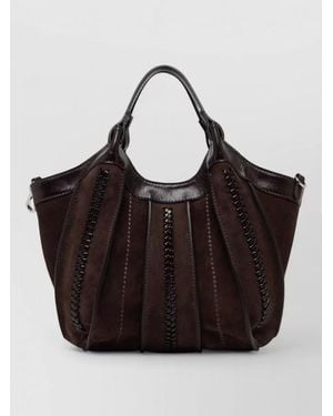 Gianni Chiarini Leather Tote Bag - Black