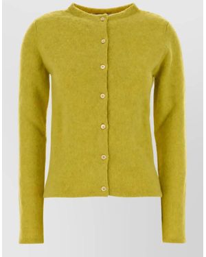 Miu Miu Wool Cardigan - Yellow