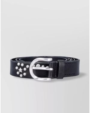 Our Legacy Studded Leather Belt - Multicolour
