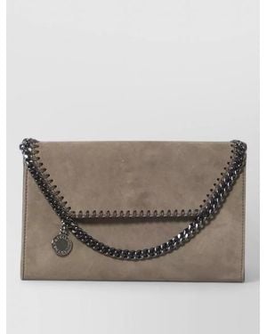 Stella McCartney Falabella Chain Shoulder Bag Wallet - Gray