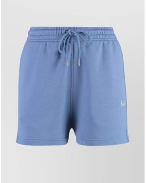 Maison Kitsuné Cotton Shorts - Blue
