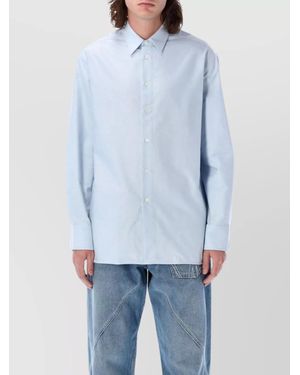 JW Anderson Regular-Fit Oxford Shirt - Blue