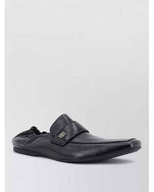 Balenciaga Palermo Leather Slippers Elasticated Back Sole - Multicolour