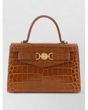 Versace Medusa 95 Medium Shoulder Bag Top Handle - Brown