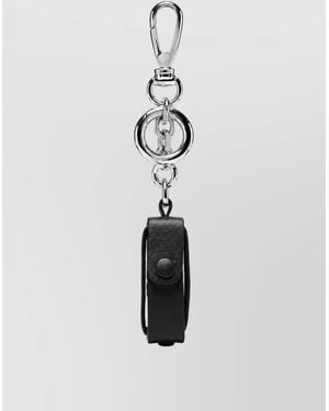 Maison Margiela Leather Key Ring - White