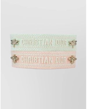 Dior Tassel And Bee Bracelets - Natural