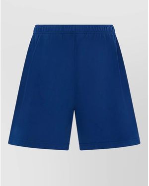 Canada Goose Shorts Elastic Waistband Logo Detail Pockets - Blue