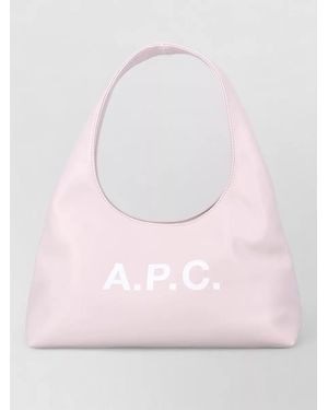 A.P.C. Ninon Baby Shoulder Bag Soft Texture - Pink