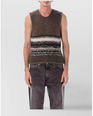 Our Legacy Mohair Wool Sleeveless Tank Top - Multicolour