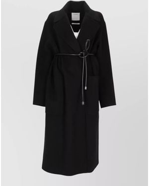 Sportmax Wool Belted Jacket - Black