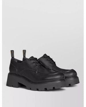 Celine Derby Triomphe Chunky Sole Pull Tab - Black
