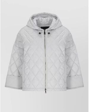 Fabiana Filippi Lightpoint Detail Quilted Jacket - Grey