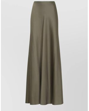 Ralph Lauren Masina A Line Skirt High Waist Maxi - Green