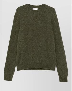 Dries Van Noten Wool Crewneck Jumper - Green
