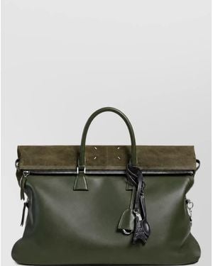 Maison Margiela Calf Leather Eiffel Tower Charm - Green