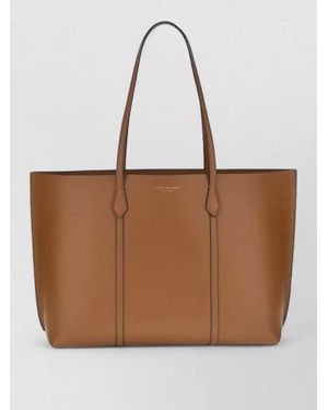 Tory Burch Perry Leather Tote Bag - Brown