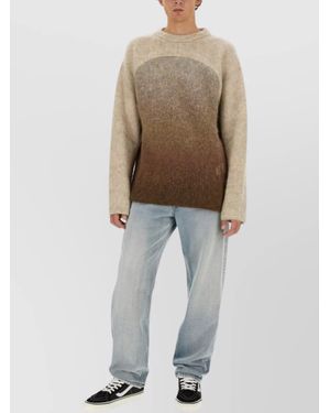 ERL Mohair Blend Jumper - Natural