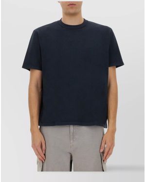 Our Legacy Box Fit Crew Neck Short Sleeve T-Shirt - Blue