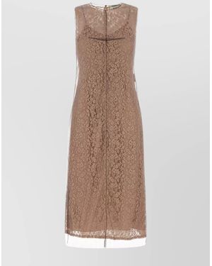 Fendi Lace Dress - Natural