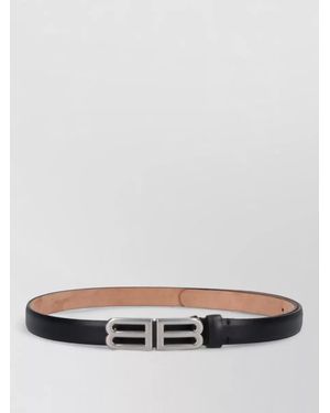 Balenciaga Adjustable Size Buckle Design Smooth Finish - White
