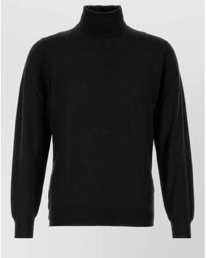 Fedeli Virgin Wool Tank Top - Black