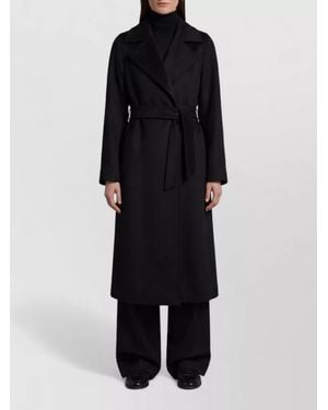Max Mara Camel Manuela Belted Coat - Black