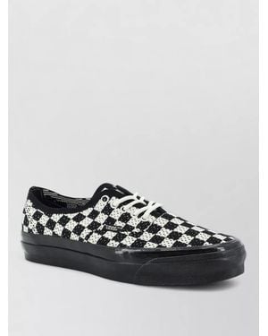 Vans Lx Authentic 44 Checkerboard Lace Up Trainers - Black