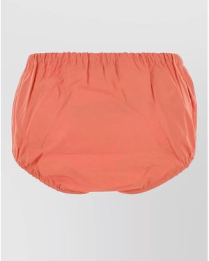 Prada Poplin Shirt Set Buttoned Pockets Waistband - Pink