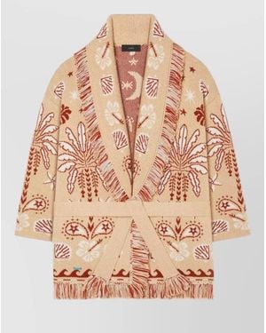 Alanui Echoes Of The Island Cardigan - Natural