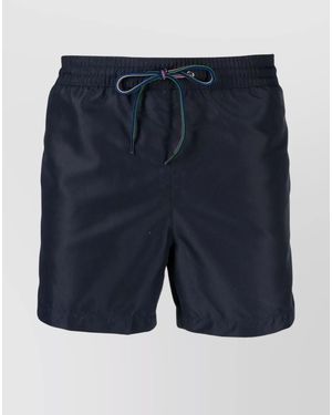 Paul Smith Logo Swim Shorts - Blue